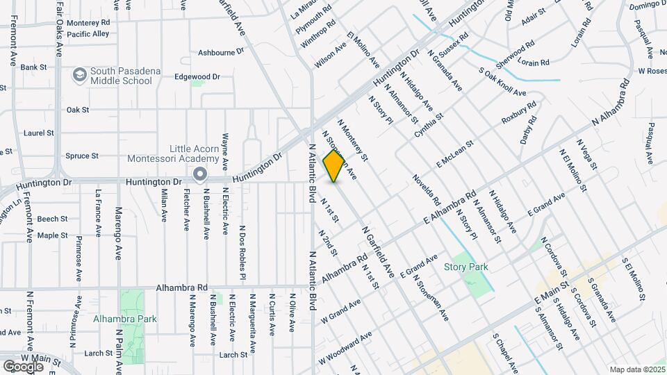 925 N Garfield Ave Mapa y Detalles de la Ubicación