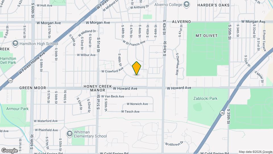 4610 W Tripoli Ave Map and Location Details