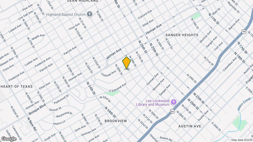 2905 Cole Ave Mapa y Detalles de la Ubicación