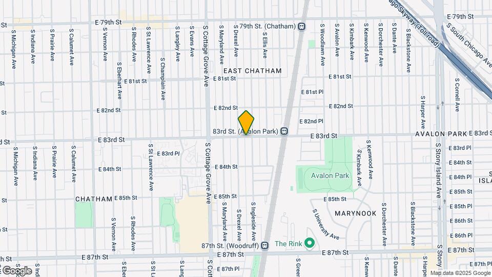 915 E 83rd St Map and Location Details