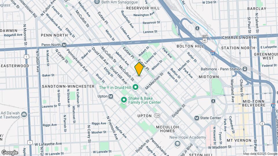 1708 Madison Ave Map and Location Details