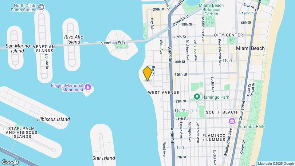 1500 Bay Rd, Unit 527 Map and Location Details