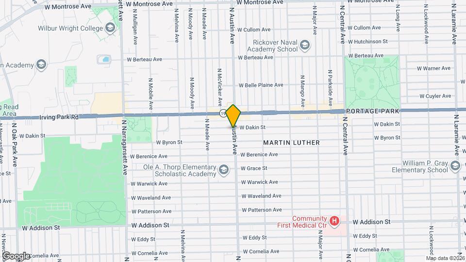 3920 N Austin Ave Map and Location Details