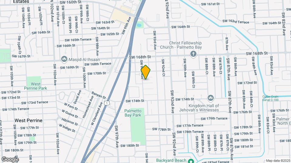 9365 SW 171st Ct Map and Location Details