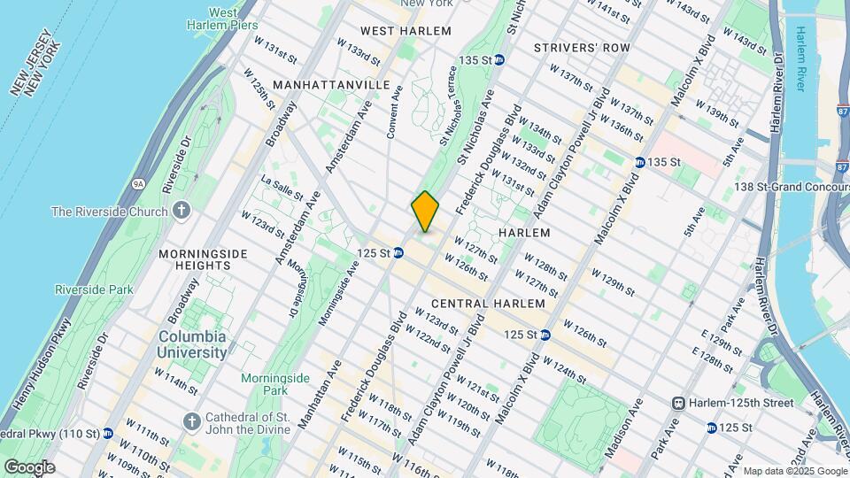 307 W 126th St Map and Location Details