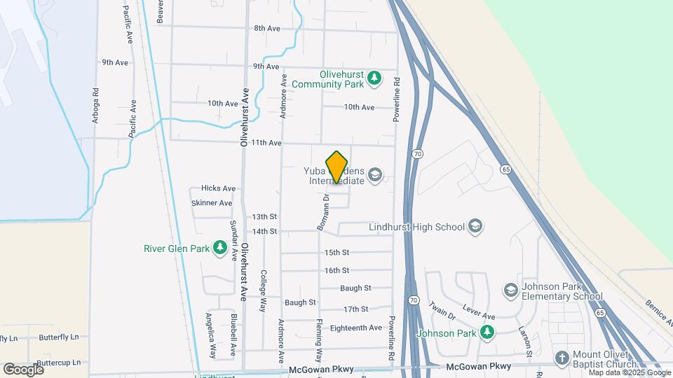 1901 Georgina Dr Mapa y Detalles de la Ubicación