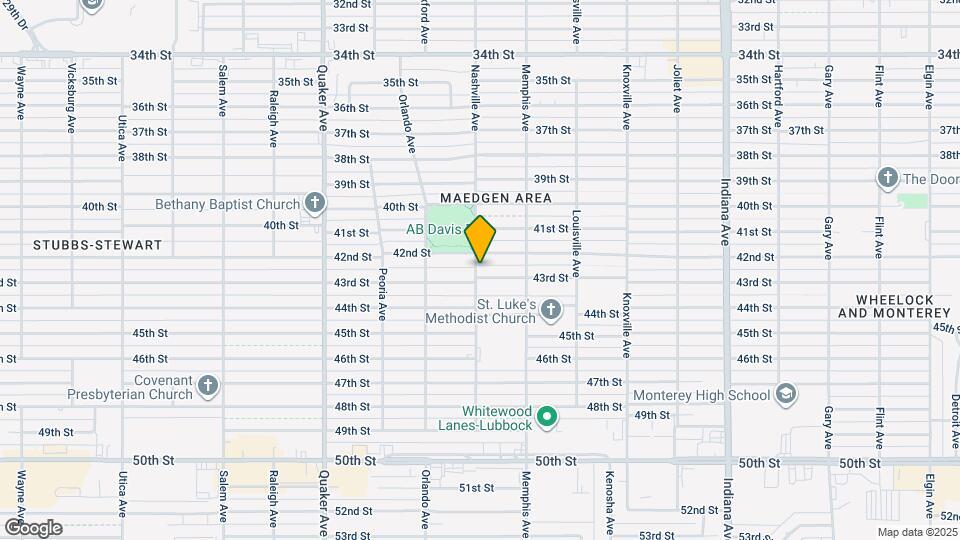 3816 43rd St Mapa y Detalles de la Ubicación