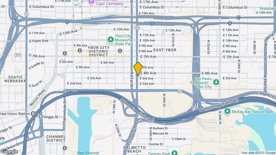 2206 E 3rd Ave Mapa y Detalles de la Ubicación