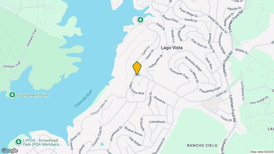 5920 Lago Vista Way Map and Location Details