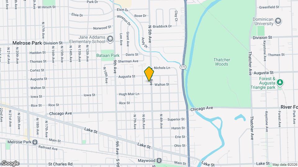 1002 N 5th Ave Map and Location Details