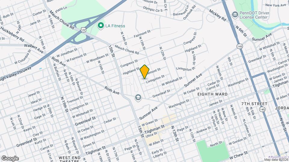 1337 Livingston St Map and Location Details