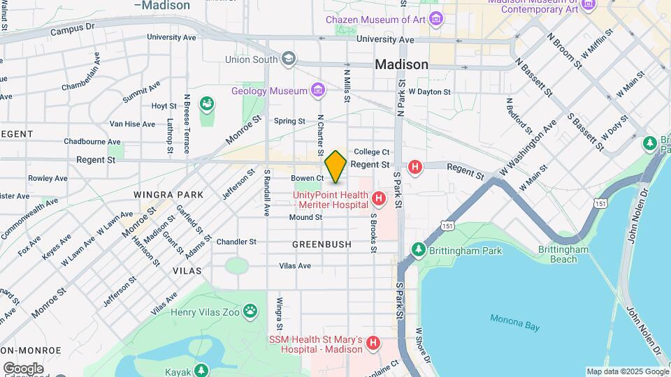 1120 Milton St Map and Location Details