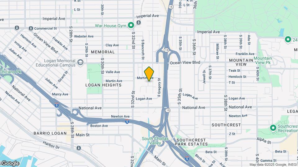 3270-3276 Greely Ave Map and Location Details