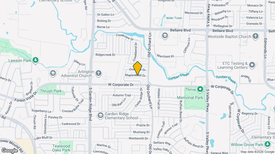 1322 Maplewood Dr Map and Location Details