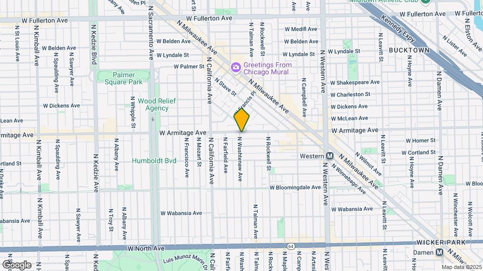 2659 W Armitage Ave, Unit 2 Map and Location Details