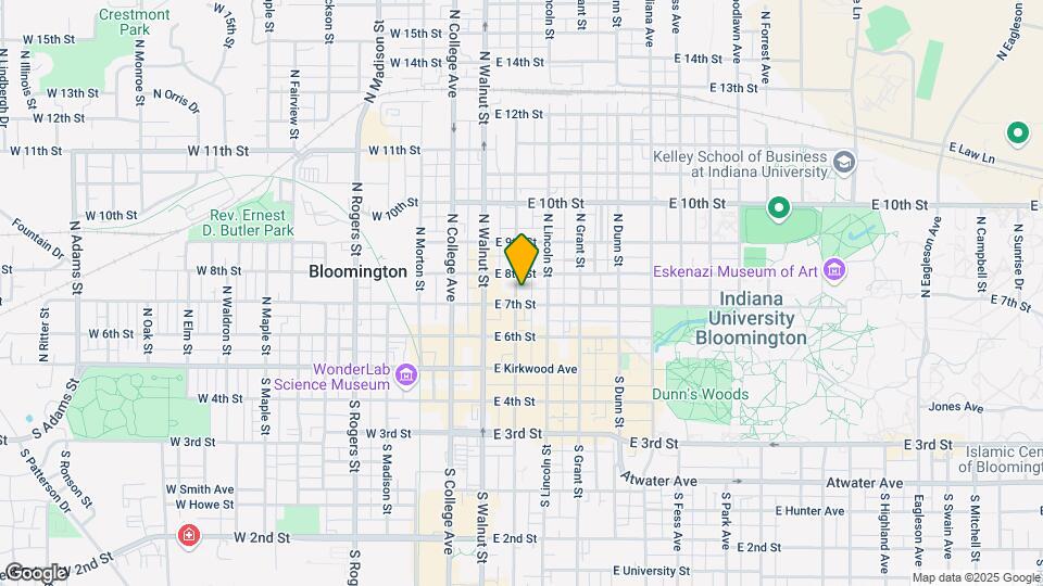 308-312 N Washington St Map and Location Details