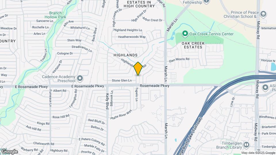 3706 Bishop Hill Dr Map and Location Details