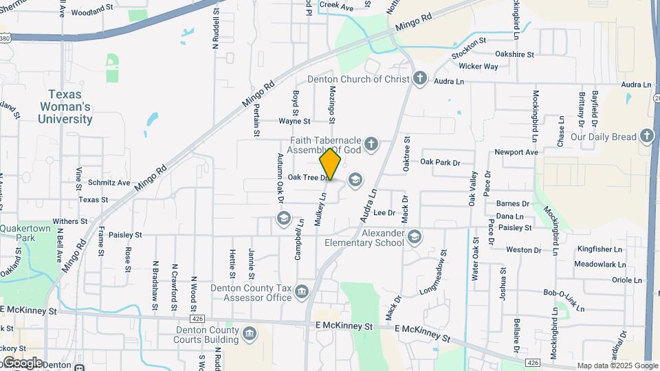 1020 Mulkey Ln Map and Location Details