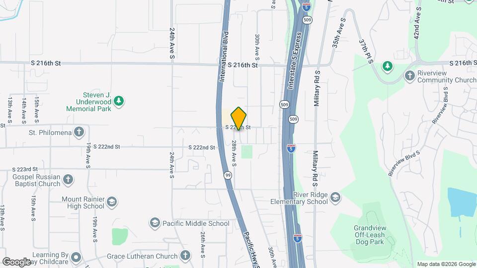 Sound Vista Map and Location Details