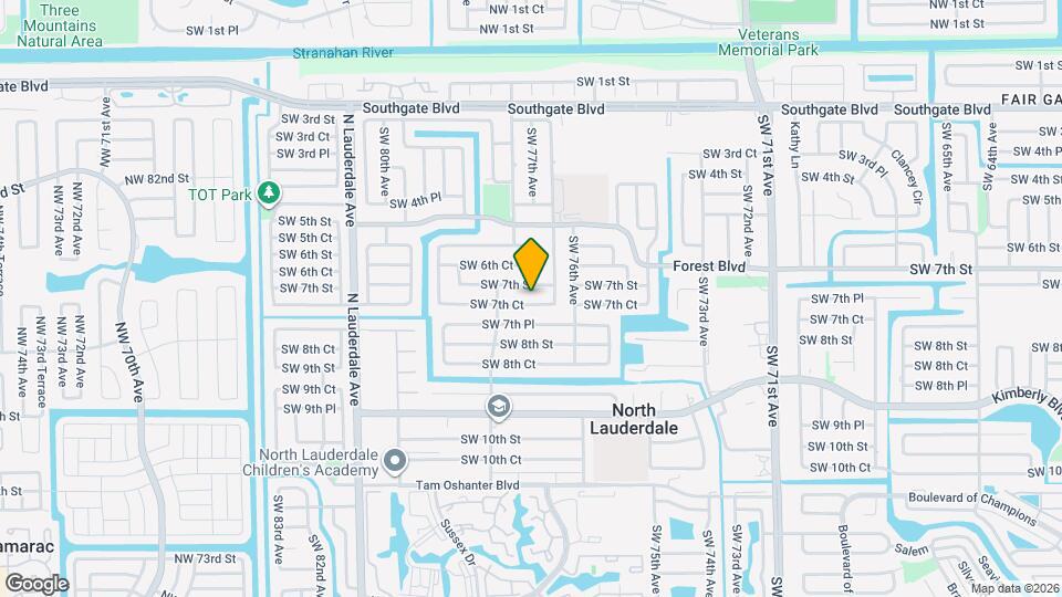 7701 SW 7th Ct Mapa y Detalles de la Ubicación