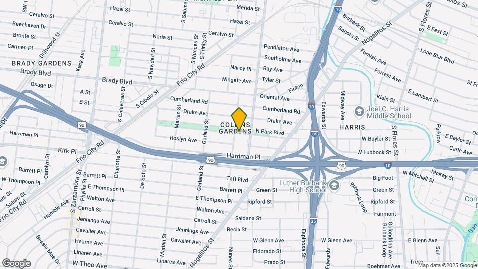 208 S Park Blvd Map and Location Details