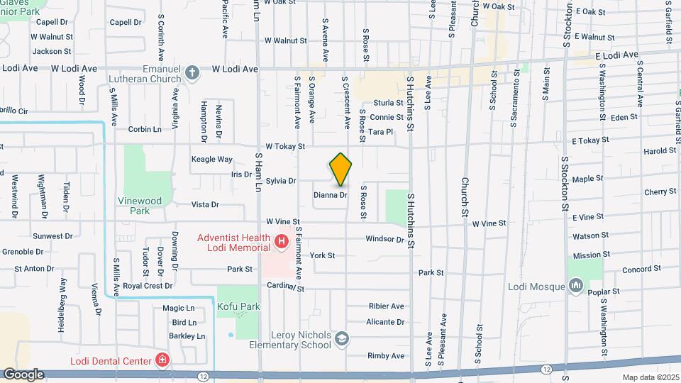 811 Dianna Dr Mapa y Detalles de la Ubicación