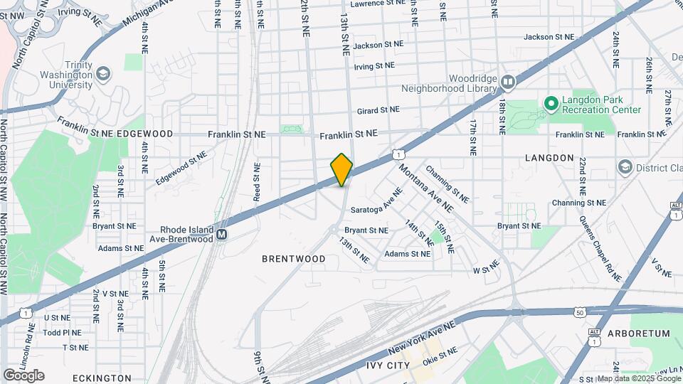 1228 Brentwood Rd NE Map and Location Details