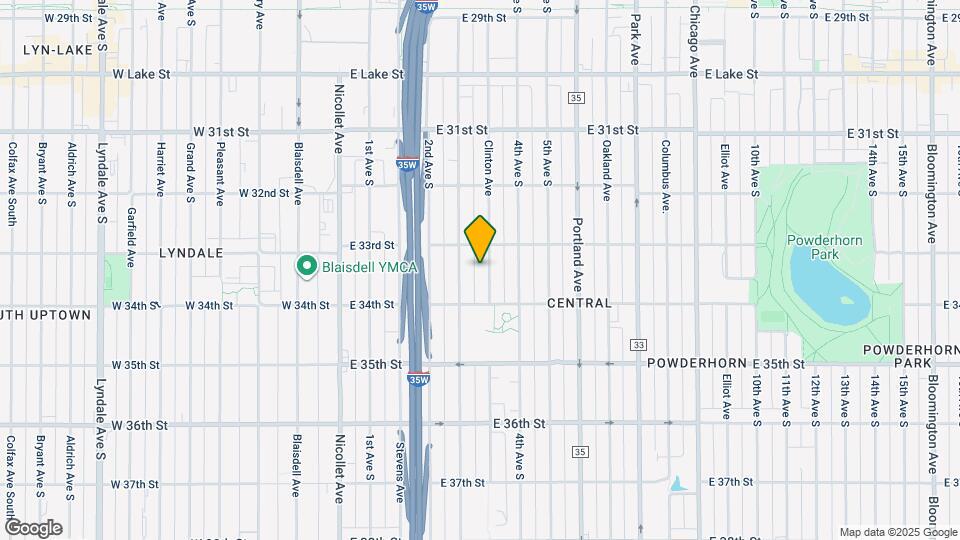 3322 Clinton Ave Map and Location Details