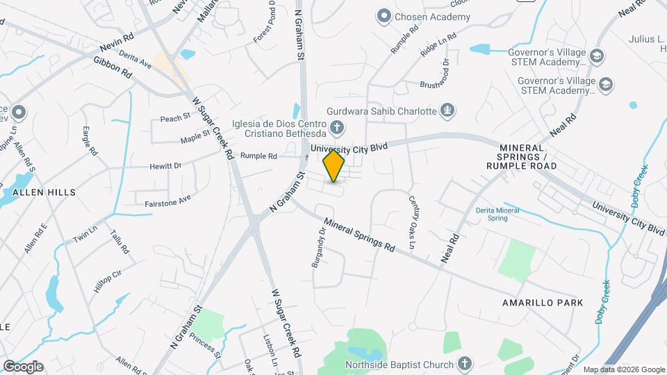 1526 Blanche St Map and Location Details