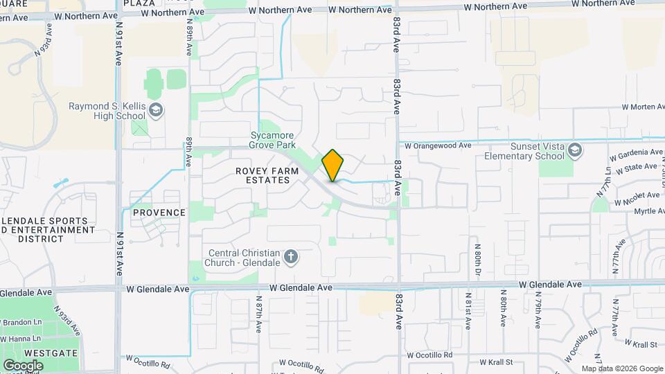 8425 W Northview Ave Map and Location Details