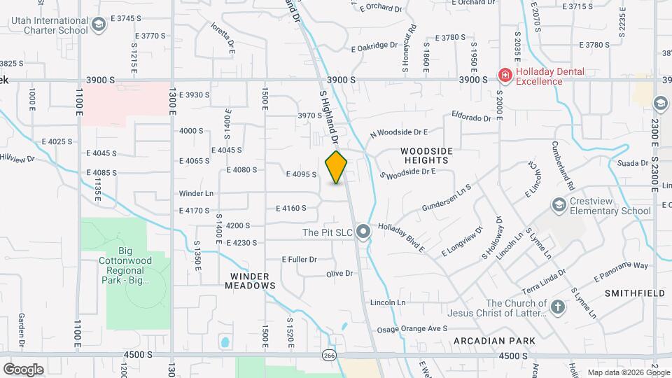 4124 S Winder Ward Dr Mapa y Detalles de la Ubicación