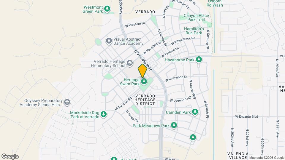 20744 W Thomas Rd Mapa y Detalles de la Ubicación