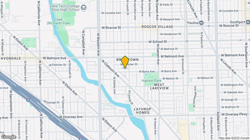 2214 W Barry Ave Map and Location Details