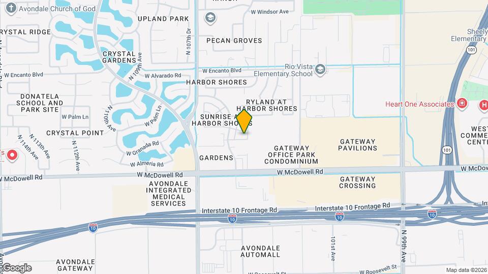 10512 W Almeria Rd Map and Location Details