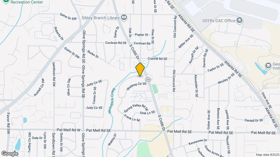 1805 Waldrep Cir SE Map and Location Details