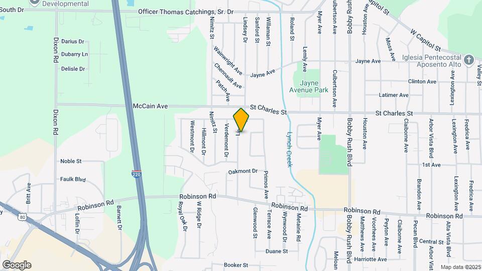 714 Lindsey Dr Map and Location Details