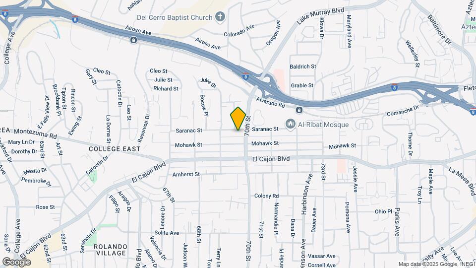 6965 Saranac St Map and Location Details