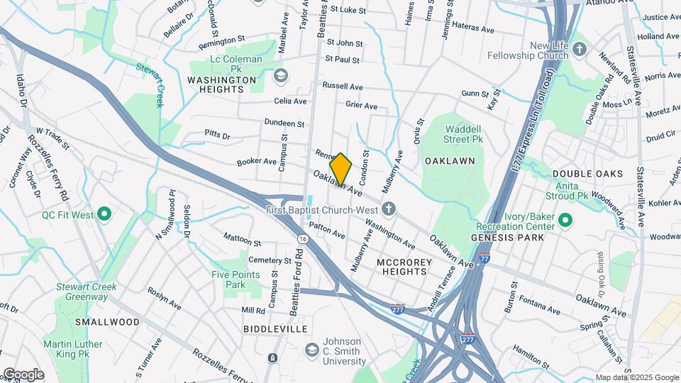 2017 Oaklawn Ave Map and Location Details