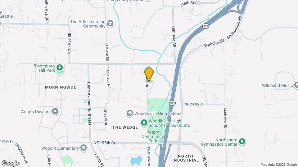 13607 NE 202nd St Map and Location Details