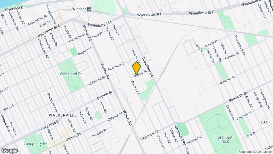 2585 Ontario St Map and Location Details