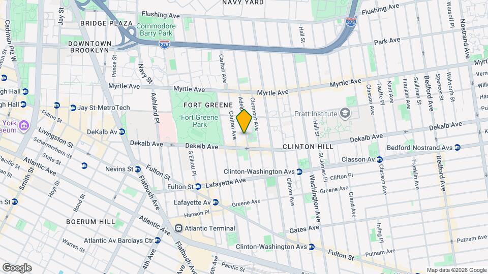 248 Adelphi St, Unit Apt 1 Mapa y Detalles de la Ubicación