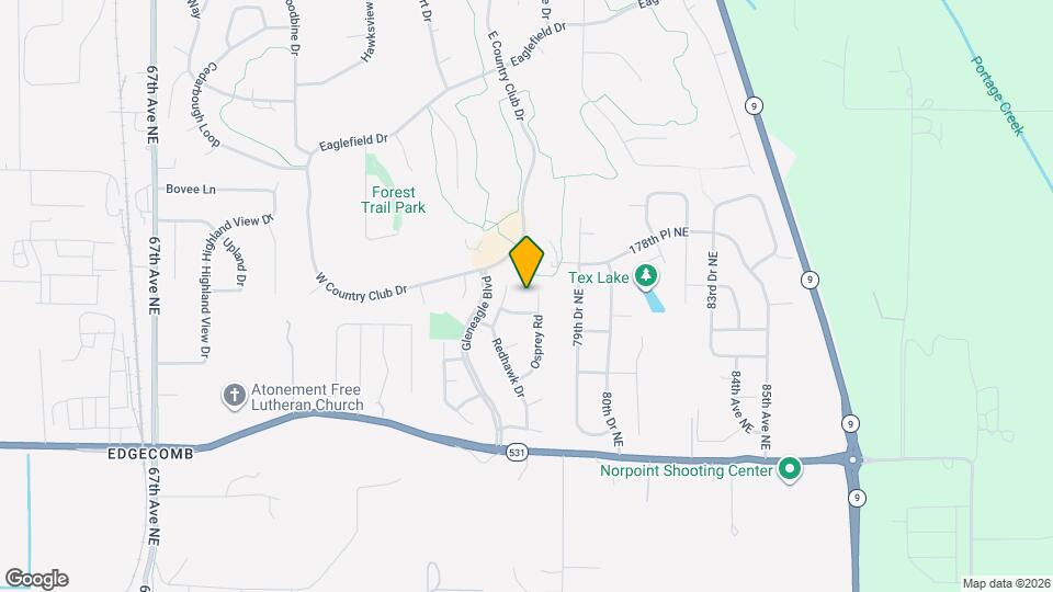 17612 Osprey Rd Map and Location Details