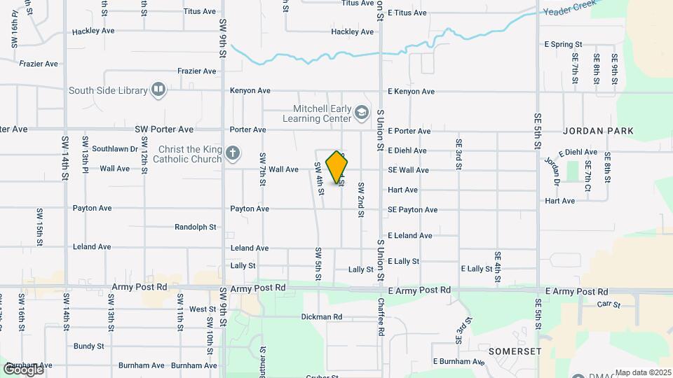 5812 SW 3rd St Map and Location Details