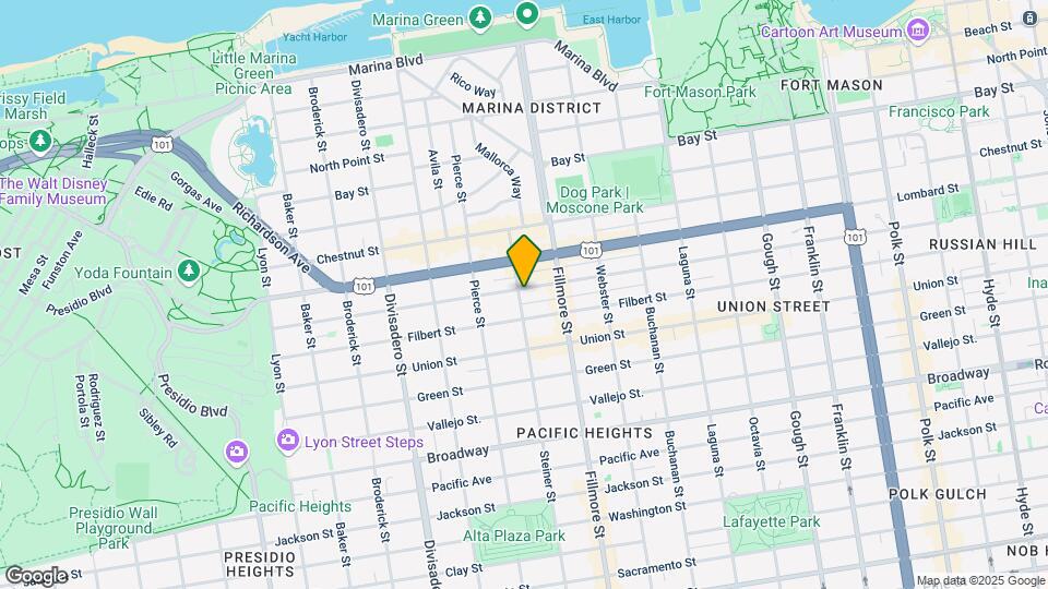 3154 Steiner St Map and Location Details