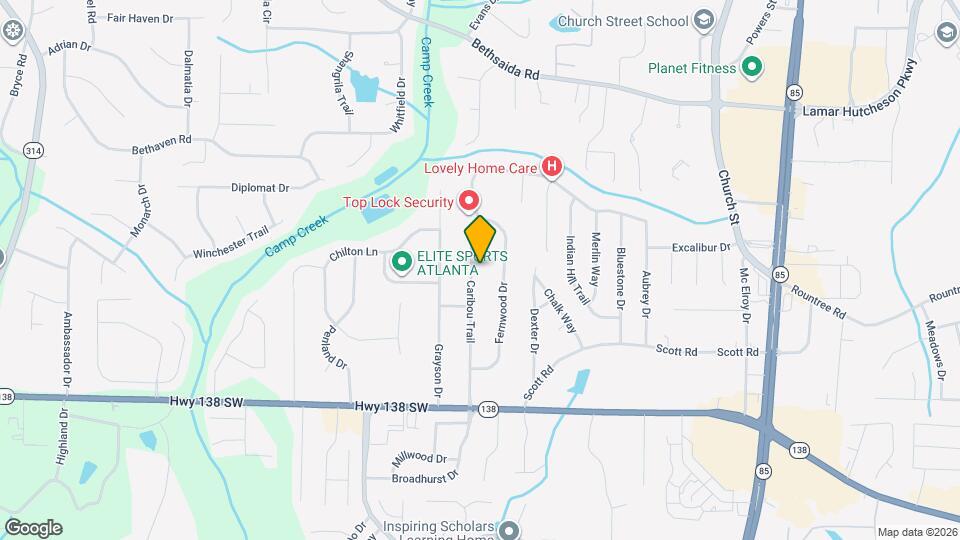 7324 Caribou Trail Map and Location Details