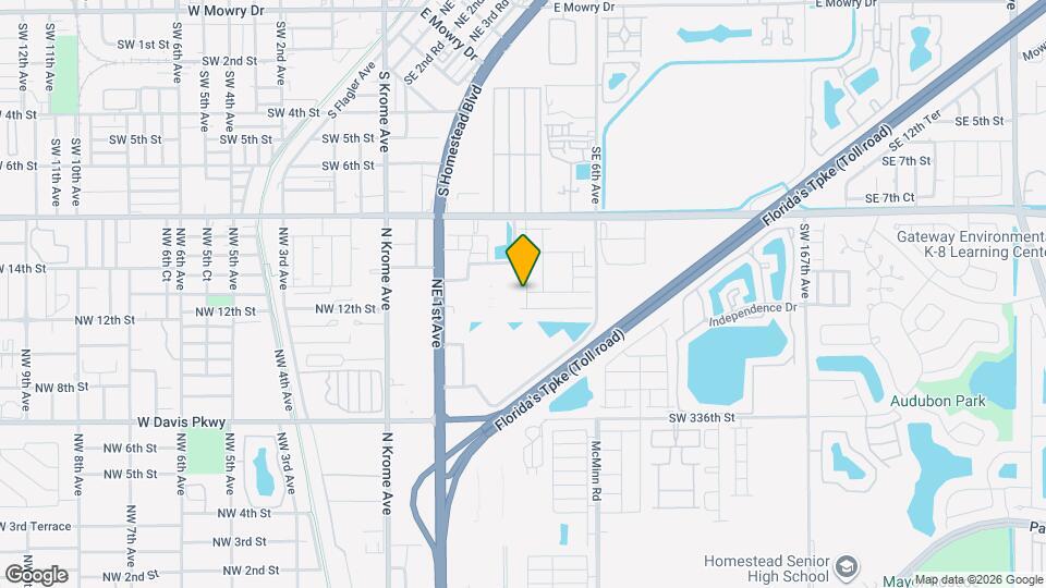 1281 NE 3rd Ave Map and Location Details