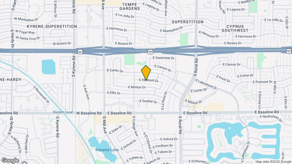 401 E Fremont Dr Map and Location Details