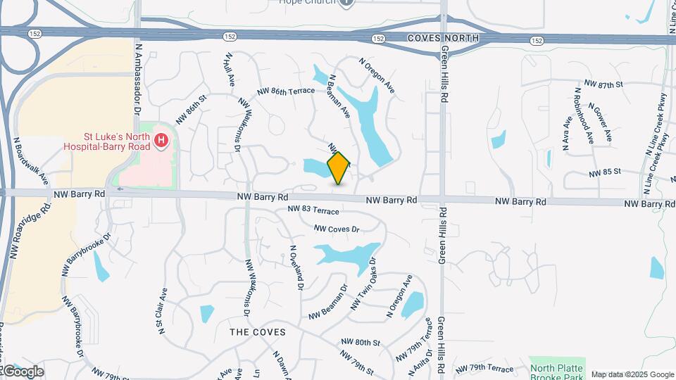 4904 NW Barry Rd Map and Location Details