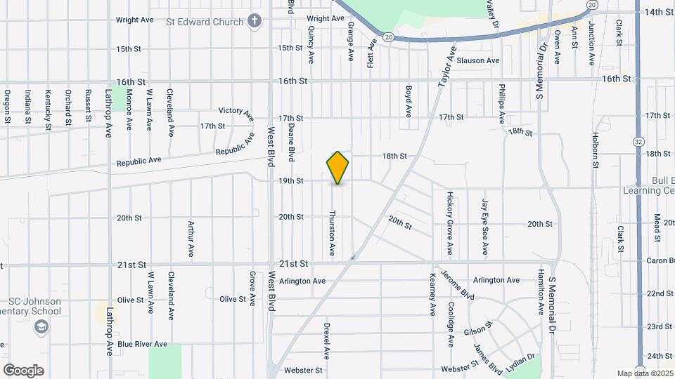 1909 Thurston Ave Map and Location Details