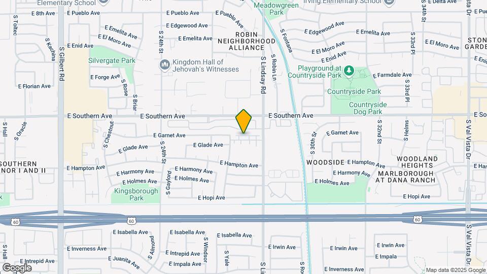 1260 S Lindsay Rd Map and Location Details